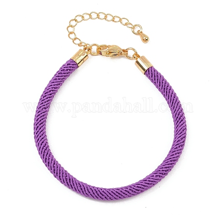 Изготовление браслета из круглого нейлонового шнура миланского плетения толщиной 4.5 мм BJEW-I245-01G-41-1