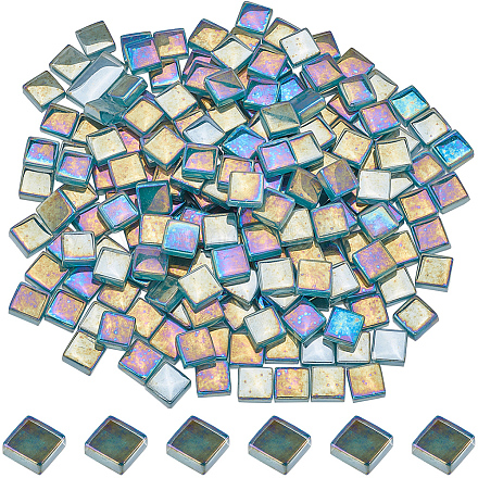 200 шт. мозаика из стекла цвета радуги&nbsp;GLAA-SP0001-15-1