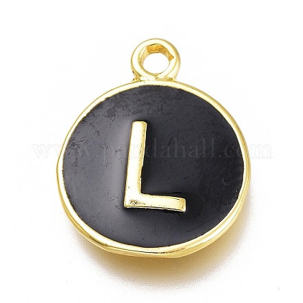 Латунь эмаль подвески&nbsp;KK-H103-02L-G-1