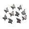 Brass Links, Long-Lasting Plated, Butterfly, Gunmetal, 17.5x10x5mm, Hole: 1mm