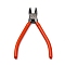 65# Steel Jewelry Pliers, Side Cutting Pliers, Side Cutter, Orange Red, 16x4.95x1.1cm