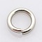 Tarnish Resistant 304 Stainless Steel Open Jump Rings, Stainless Steel Color, 4x1mm, 18 Gauge, Inner Diameter: 2mm