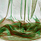 Organza Fabric, Clothing Accessories, Lime Green, 1480x0.1mm, about 3m/pc