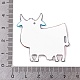 Акриловые подвески на тему коровы&nbsp;MACR-U003-05D-3