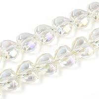 Гальванизируйте прозрачное стекло бисер нитей&nbsp;EGLA-B012-AB12