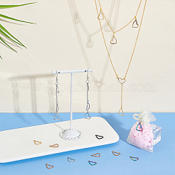 50 шт. 5 стиля ионного покрытия (IP) 304 нержавеющая сталь открытые подвески&nbsp;STAS-UN0053-79