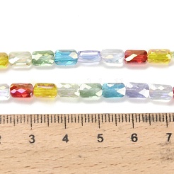 Стеклянные бусины с гальваническим покрытием &nbsp;EGLA-P068-01A-11