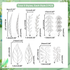 10 шт. 5 подвески из нержавеющей стали 201&nbsp;STAS-UN0035-20