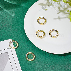 5 шт. латунные кольца пружинного затвора с покрытием стойки&nbsp;KK-ME0003-16