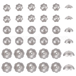 360 шт. 3 стиля 316 нержавеющая сталь разделительные бусины&nbsp;STAS-TA0005-35