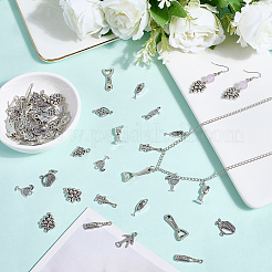 60шт 12 стиля подвески из сплава в тибетском стиле&nbsp;TIBE-SC0002-47