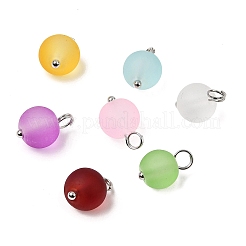 160 шт. подвески из матового прозрачного стекла&nbsp;PALLOY-ME00024