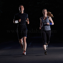 8шт. 4-х цветные спортивные полиэстеровые браслеты&nbsp;AJEW-CN0004-73A