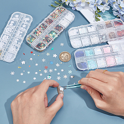 Пластиковые блестки для нейл-арта/кабошоны&nbsp;MRMJ-PH0003-22