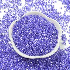 Гальванический прозрачный стеклянный бисер&nbsp;SEED-S042-16A-06