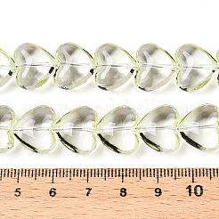 Прозрачные стеклянные бусины нити&nbsp;X1-GLAA-T023-13D