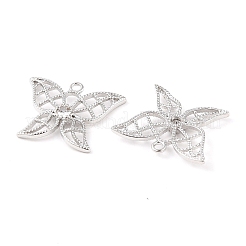 Латунные микропаве прозрачные подвески с фианитом&nbsp;KK-Q816-17P