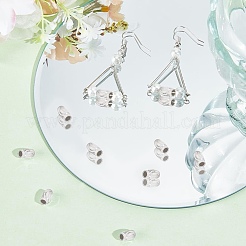 10 шт. 925 бусины из стерлингового серебра с рисунком в виде риса&nbsp;STER-BBC0001-98