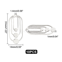 10 шт. подвески из нержавеющей стали 201&nbsp;STAS-DC0007-03
