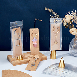 100 шт. картонные карточки для демонстрации ювелирных изделий на брелоке&nbsp;CDIS-PH0001-59B