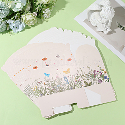 12 шт. складные подарочные коробки из бумаги&nbsp;CON-WH20001-18A