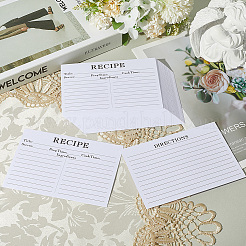 Бумажная карточка рецепта&nbsp;DIY-WH20058-02B