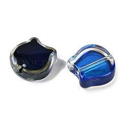 Гальванизированные двухцветные стеклянные бусины для настроения&nbsp;GLAA-Z007-12B