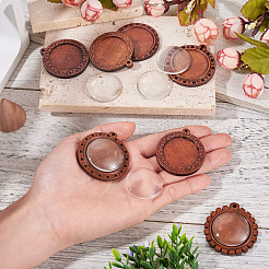 Наборы для изготовления подвесок из деревянного подноса своими руками&nbsp;DIY-TA0012-31