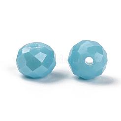 Гальванические стеклянные бусины&nbsp;EGLA-JP0002-03C-8mm