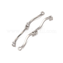 Латунные микропаве прозрачные подвески с фианитом&nbsp;KK-Z112-30P