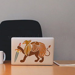 Пластиковые выдолбленные шаблоны трафаретов для рисования&nbsp;DIY-WH0396-737