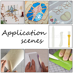 3 пакет 6 шт. АБС-пластик нож для вскрытия писем инструменты&nbsp;TOOL-OC0002-18