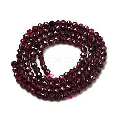 Гранат природный бисер нитей&nbsp;LS-G-I341-09B-01