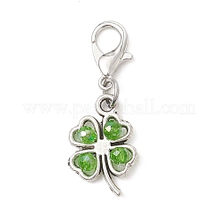 Подвесные украшения из гальванического стекла&nbsp;HJEW-JM03606