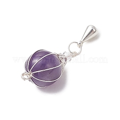 4 шт. 4 стиля подвески в виде воздушного шара из натурального сердолика&nbsp;PALLOY-TA00227