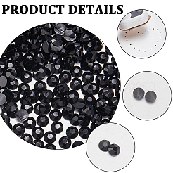 950 шт. кабошоны из смоляных стразов&nbsp;CRES-WH20004-03F