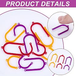 48шт 6 стили прозрачных акриловых люстровых компонентов&nbsp;TACR-CA0001-15