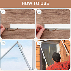 Пружинные угловые зажимы для оконной сетки из нержавеющей стали&nbsp;AJEW-CN0002-93A