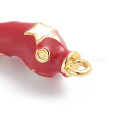 Латунь эмаль подвески&nbsp;KK-I671-10G