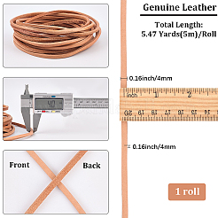 5 м коровьей кожаный шнур&nbsp;WL-GF0001-26A-03