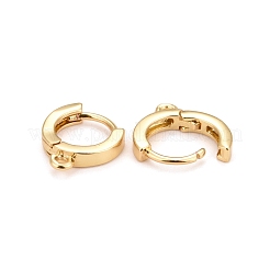 Латунные серьги-обручи&nbsp;LS-KK-Z020-03G