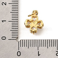 Латунные микро проложить кубического циркония подвески&nbsp;X-KK-V008-11G-04