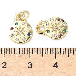 Латунные микро проложить кубического циркония подвески&nbsp;KK-D357-39G