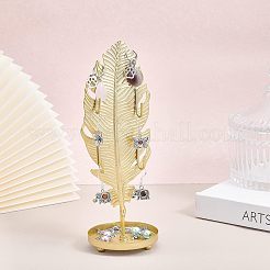 Подставки для железных серег с круглым подносом&nbsp;EDIS-WH0016-018A