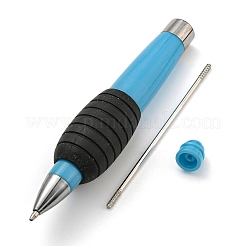 Пластиковая выдвижная шариковая ручка&nbsp;LS-AJEW-P122-A07