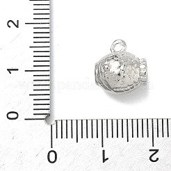 Латунные микропаве прозрачные подвески с фианитом&nbsp;KK-I476-04P