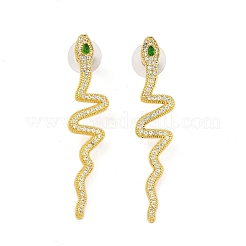 Серьги сплава горный хрусталь&nbsp;LS-EJEW-R021-02G