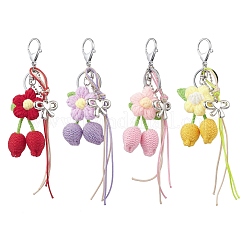 4 шт. брелок с цветами из хлопка&nbsp;KEYC-JKC01403