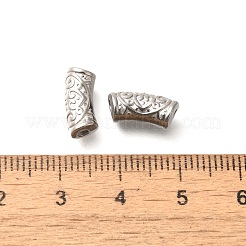 Изогнутые трубчатые бусины из нержавеющей стали 304&nbsp;STAS-I321-25P