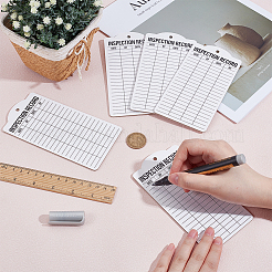 Двухсторонние бумажные этикетки для ежедневной проверки безопасности с отверстием для подвешивания&nbsp;LS-DIY-WH0723-033B